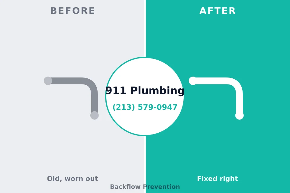 Before and after: plumbing repair Fruit Cove, FL
